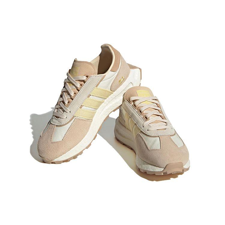 adidas Оригинальные Retropy E5 Ткань Кожа Спортивные Универсальные Амортизация Нескользящие Износостойкие Низкие Повседневные Кроссовки Женские IE1927