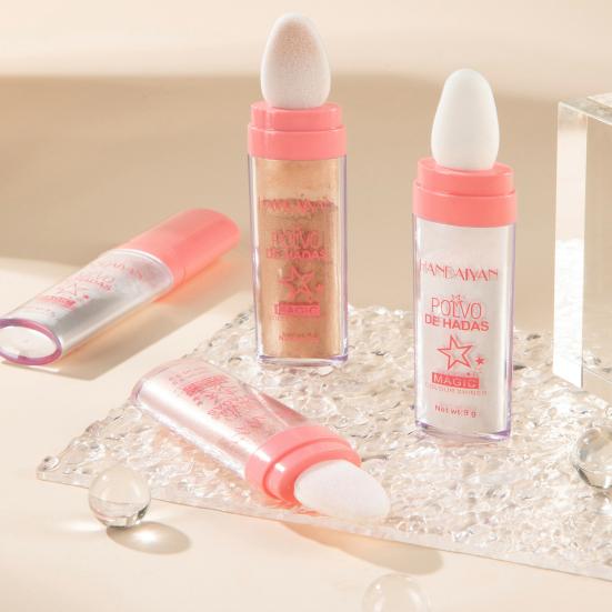 Простой в использовании натуральный трехмерный долговечный универсальный осветляющий кожу нежный хайлайтер для всего тела контурирующие румяна