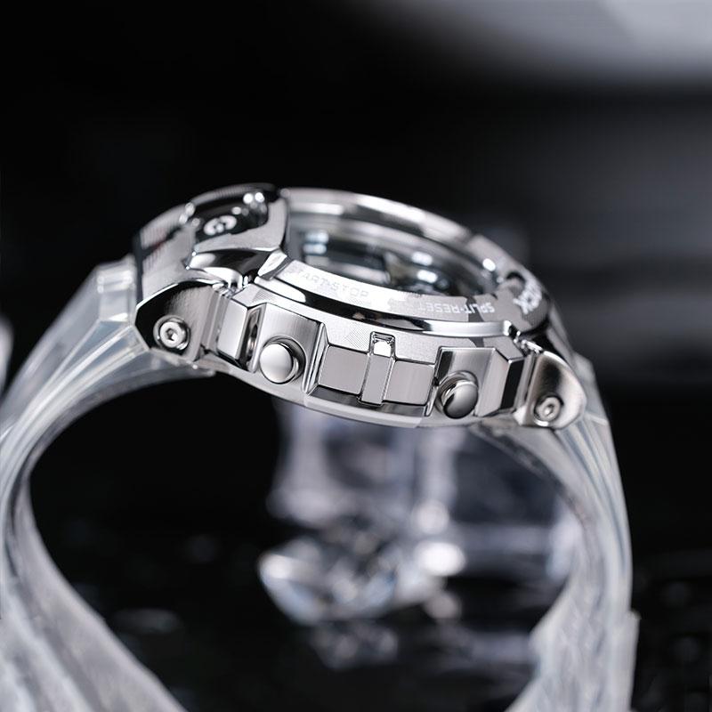 Casio Водонепроницаемые спортивные часы Кварцевый механизм Ремешок из смолы Японские и корейские часы Мужские часы Серебристый циферблат GM-6900SCM-1PR