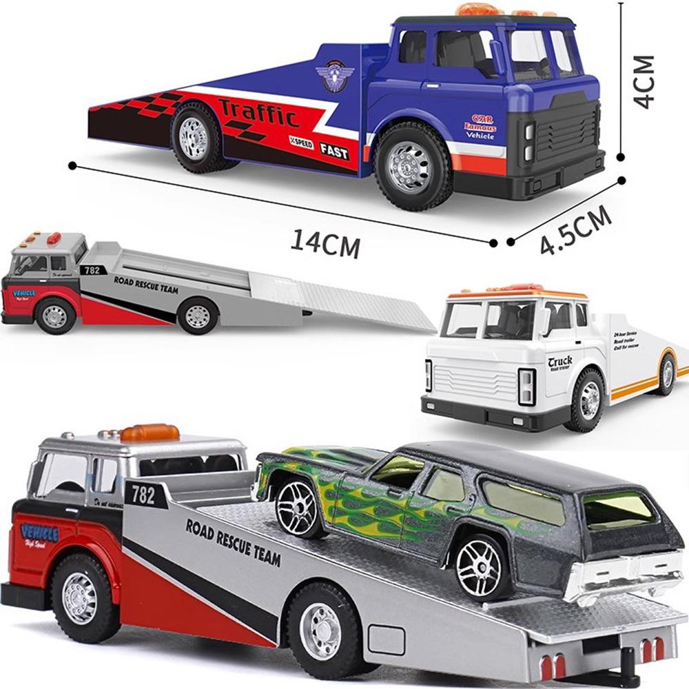 1:64 Модели Игрушечных Машинок Различные Мини-Строительные Машины Металлические Литые Контейнеры Сплавные Трейлеры С Открывающейся Дверцей Для Детских Подарков