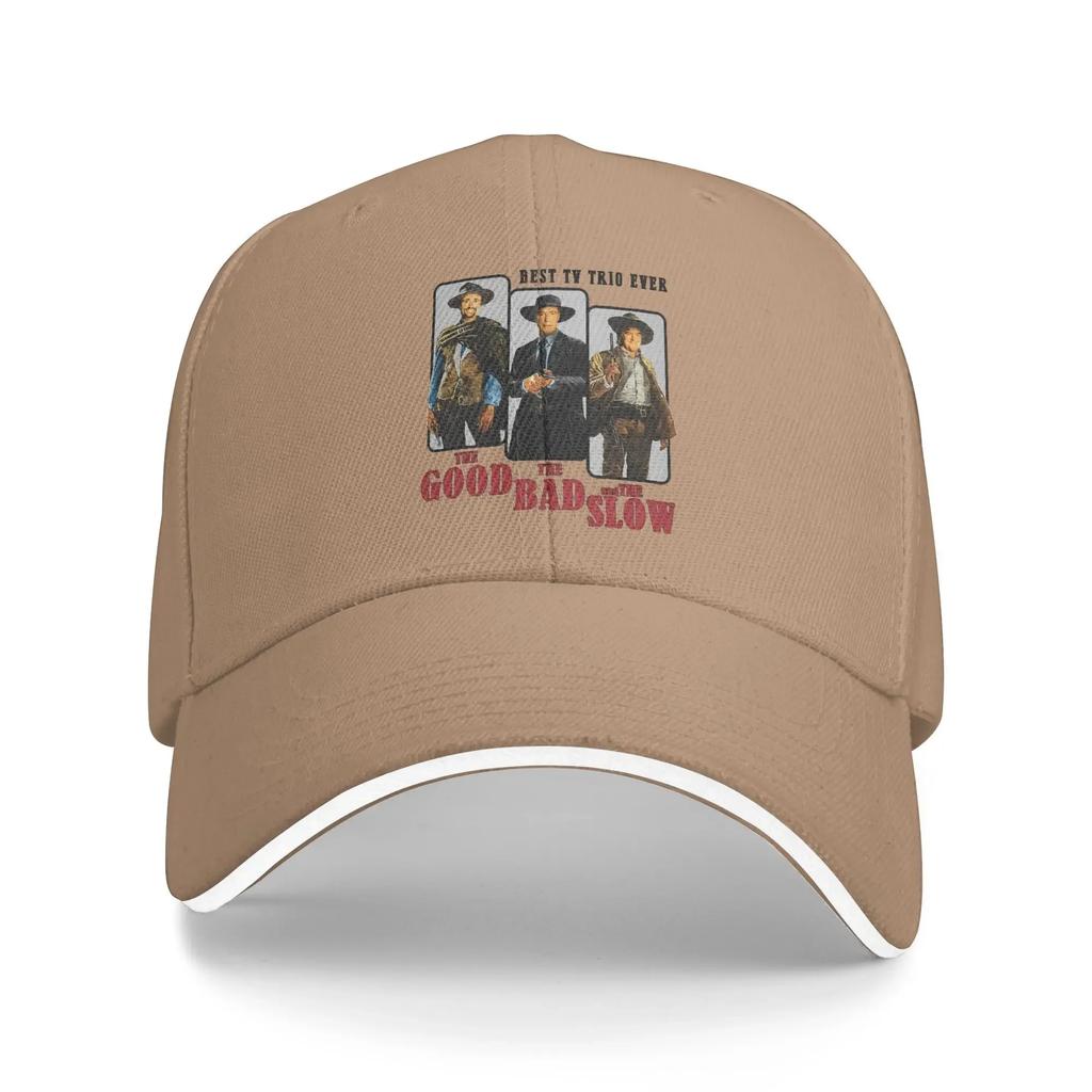 Бейсболка Джереми Кларксона The Good The Bad and The Slow Спортивная на открытом воздухе Регулируемая Тракерская кепка Унисекс Женский дизайн Бейсболки