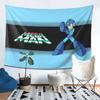Megaman Video Game Mega Man Tapestry Decor Art Aesthetic Tapestries for Living Room Bedroom Home Wall Cloth Wall Hanging
