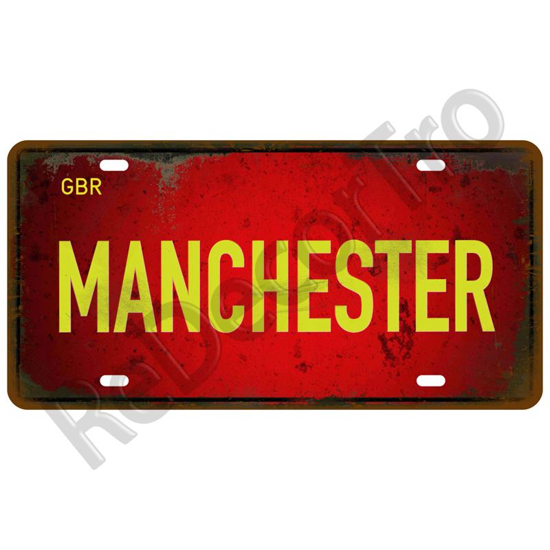 Madrid City Tinplates Plate Metal Sign Plaque Poster Vintage Tin Sign For Paris Bar Pub Cafe Man Cave Decoration Home Decor Art