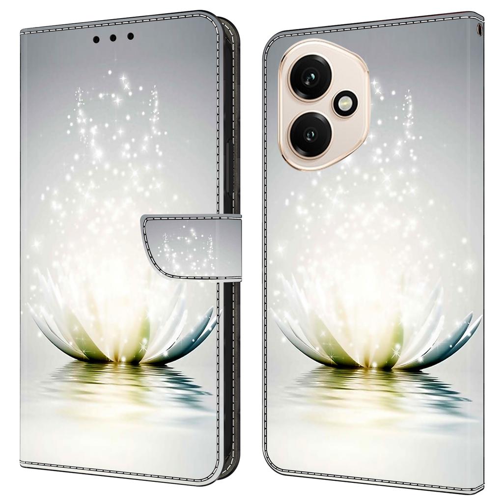 For Honor 400 5G (Глобальный) Чехол-кошелек из искусственной кожи с 3D-рисунком и подставкой