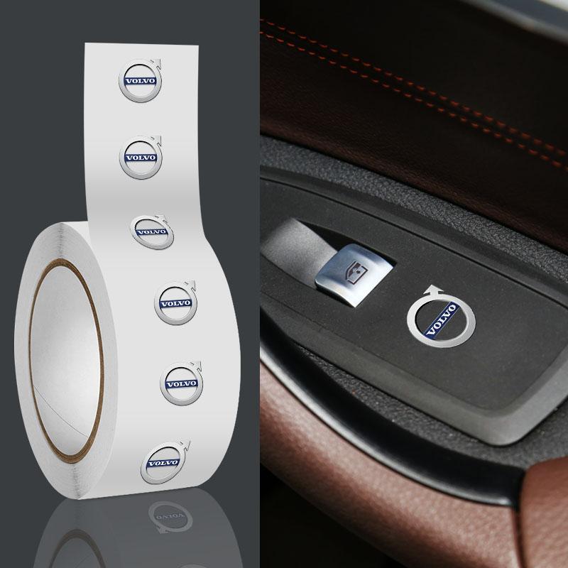 1/2/5/10pcs Car Sticker Steering Wheel Interior Sticker For Volvo Rdesign Polestar AWD V50 S60 XC60 S40 XC40 XC90 V60 S80 S90
