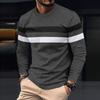 Men's T Shirt O-Neck Clothing Apparel Outdoor Long Sleeve Print Fashion Designer Vintage