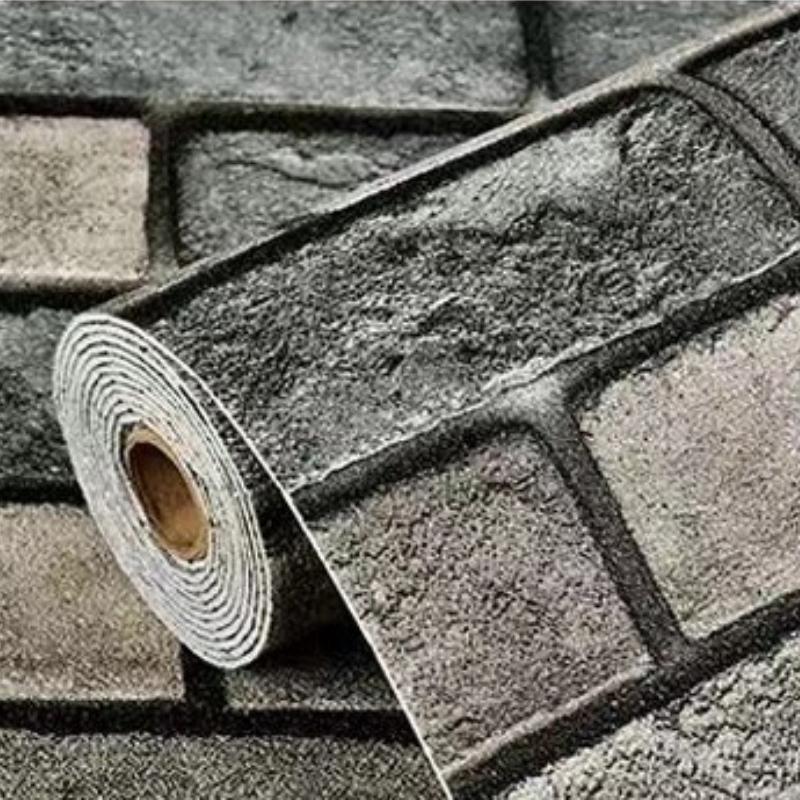 Home Decor Retro Brick Pattern Self-Adhesive Wallpaper Living Room Decoration Waterproof Moistureproof 3D XPE Foam Wallpaper
