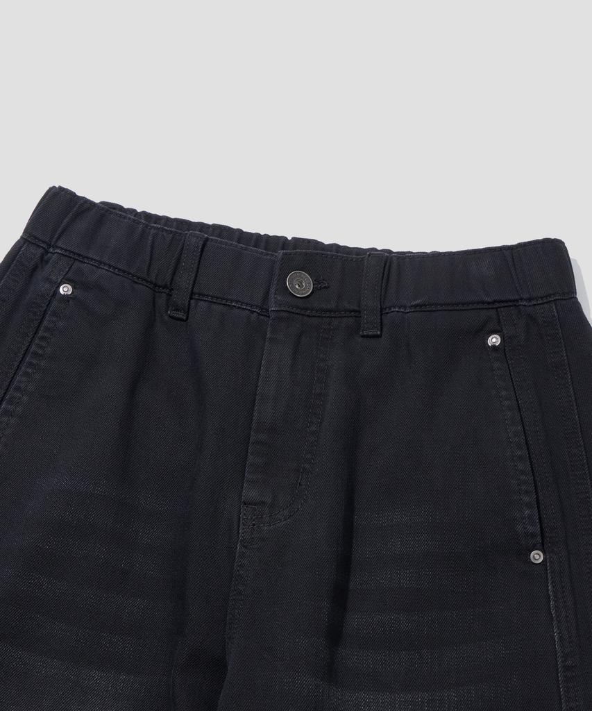 Age O.D. Vintage Elastic Waist Balloon Denim Pants [Black]
