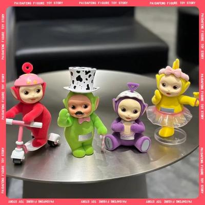 Оригинальные фигурки Miniso Teletubbies Baby Travel Series в слепой коробке, креативные детские игрушки, подарки-сюрпризы, декоративные украшения для автомобиля