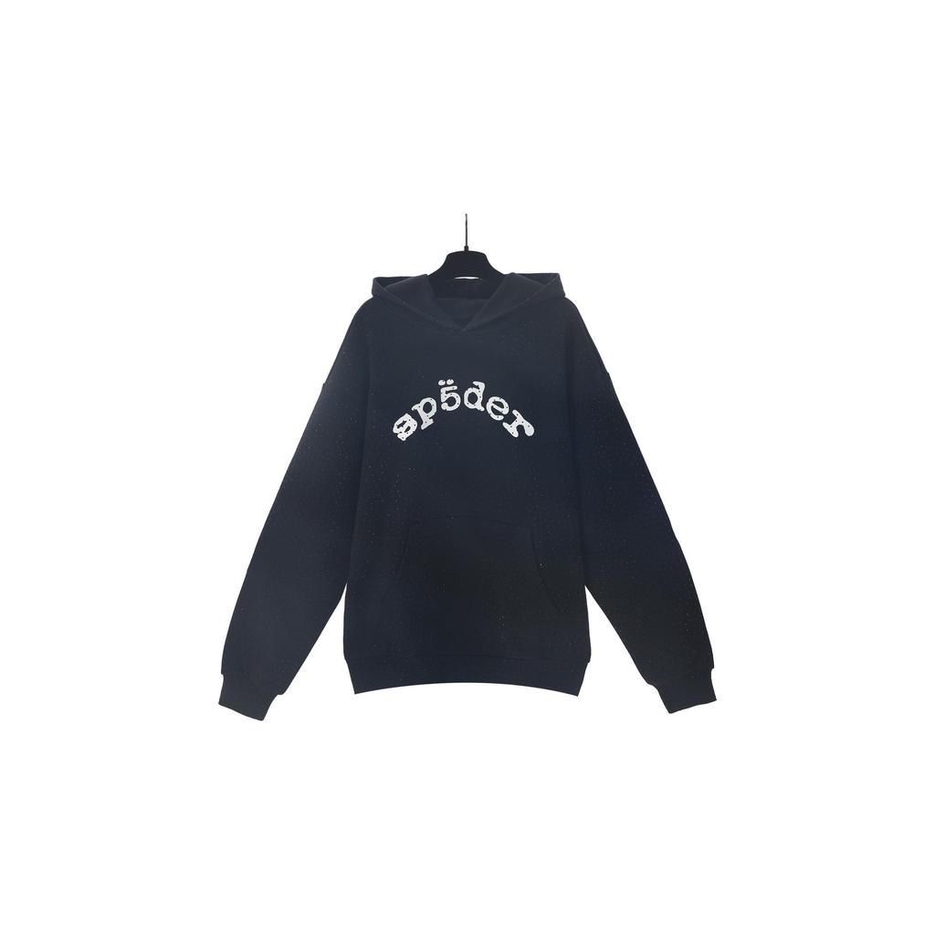 Unisex American-Style Sp5der 555555 Diamond Hoodie - Trendy High-Street Fashion