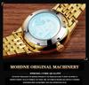 Gold Dragon Design Luxury Automatic Mechanical Watch for Men Super Brand Stainless Steel Luminous Waterproof Men's Watch
