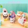 Cute Plush Cat Keychain With Soft Pp Cotton Filling Available In Multiple Colors
