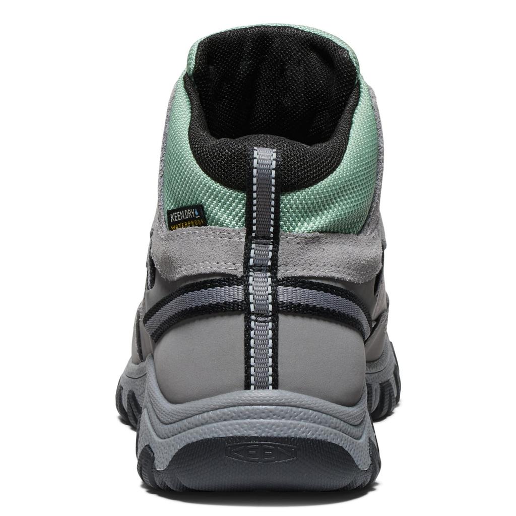 KEEN Targhee IV Mid WP Sneakers Size Kids' (Sizes 20.0-23.5cm), Waterproof, Alloy/Granite Green, 20.0cm