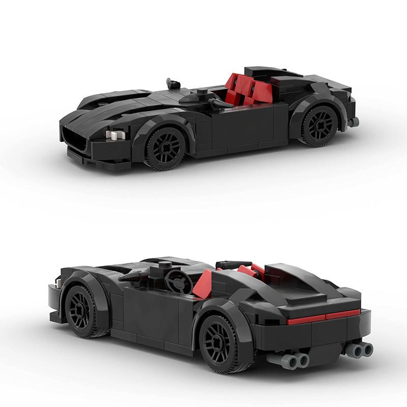 Технический Автомобиль MOC Гоночный Автомобиль Ралли Скорость Строительные Блоки Кирпичи Городской Транспорт Ретро Украшение Суперкар Игрушки Для Детей Взрослых Подарки