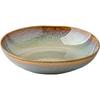 Color Flame Beautiful Plate 8-Inch Ceramic Deep Plate Special-Shaped Salad Plate Pasta Plate Hotel Tableware Exit