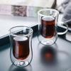 Double Wall Glass Cup Transparent Heat Resistant Milk Water Mini Whisky Cup Espresso Coffee Cup Bar Drinkware Gift
