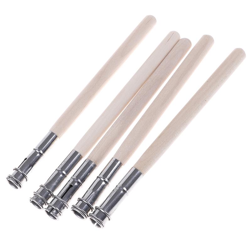 5Pcs Pencil Painting Extender Adjustable Wooden Lengthener Holder Drawing Tool