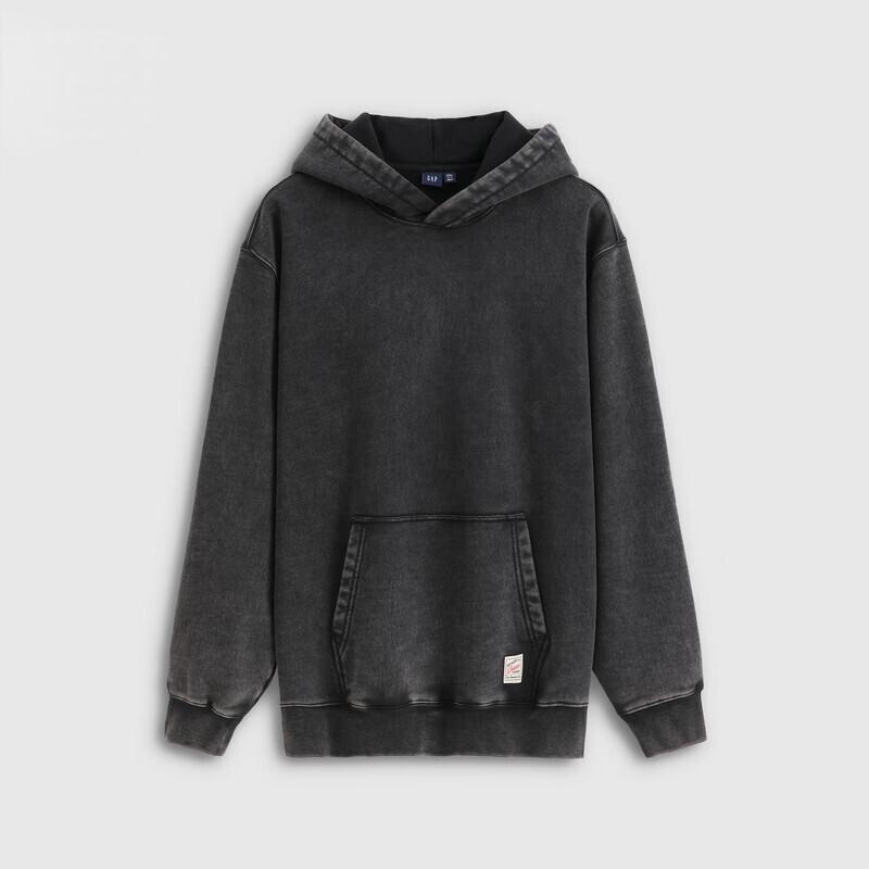 Gap Унисекс Классический Логотип Плотный Флис Стирка Свободный Крой Худи