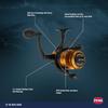 Катушка для спиннинга PENN Spinfisher VII 3500 Saltwater с правым левым расположением рукоятки, уплотнением IPX5, передним фрикционом HT-100, сверхточной шпулей с ЧПУ и прецизионной технологией передач