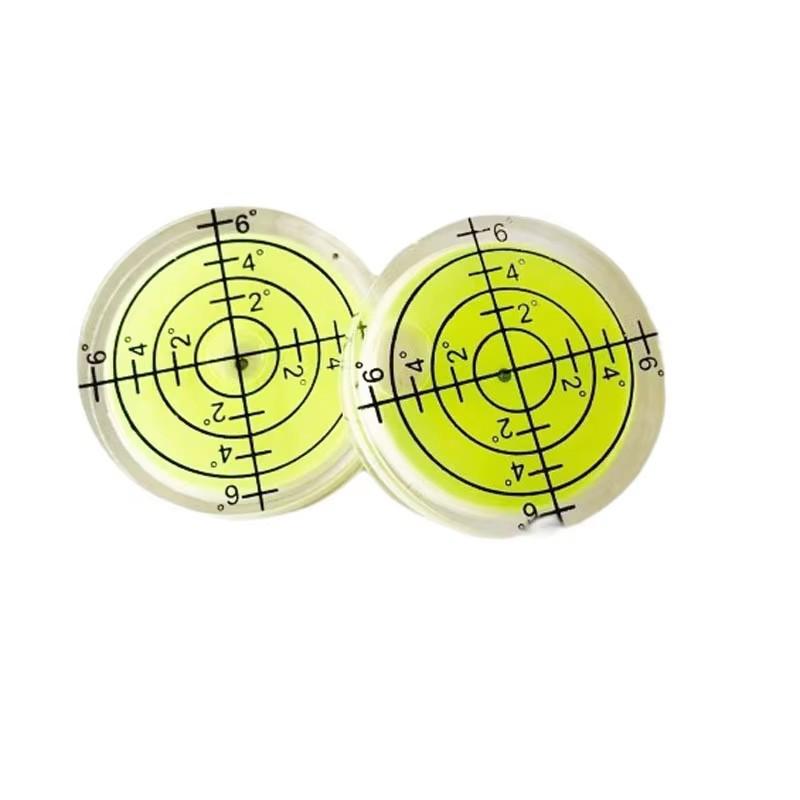Spirit Level Bubble High Precision Green Circular Bubble Level Bullseye Laser Level Bubble Mini Measuring Instruments Tool