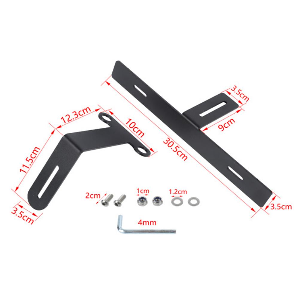 Держатель номерного знака для Jeep Wrangler JK JL 2007-2023, автомобильное заднее запасное колесо, кронштейн для крепления номерного знака, внешний вид