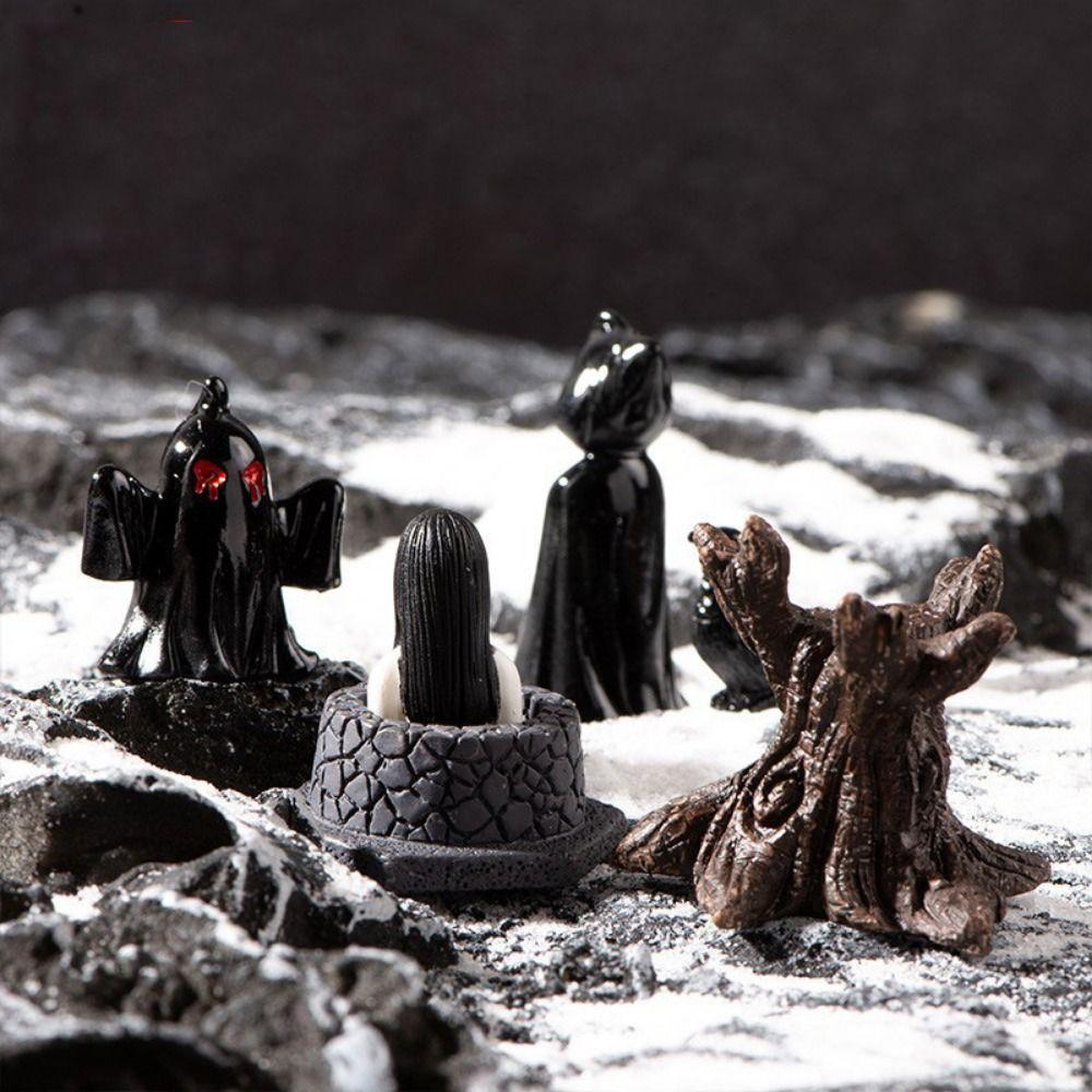 Cartoon Halloween Small Ornaments DIY Resin Festival Ornaments Tombston Ornaments Home