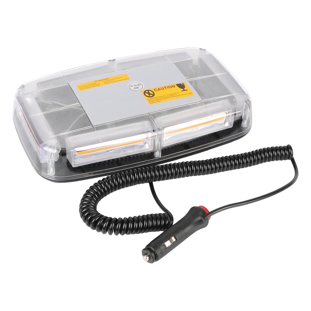 Автомобильная стробоскопическая сигнальная лампа Аварийная сигнальная лампа Проблесковый маячок на крыше автомобиля DC12 ~ 24 В Желтый светодиод COB Потолочная лампа Автомобильные фары Полицейская мигалка