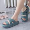 New Summer Women Fashion Non-Slip Soft Sole Platform Beach Slide Sandals for Indoor Outdoor Use
