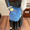 Chic Autumn/Winter Plush Huangguoshu Shoulder & Crossbody Tote Bag for Women