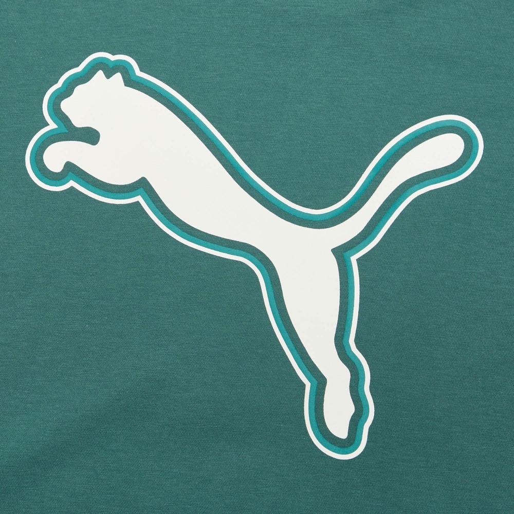 Puma Повседневная спортивная футболка женская зеленая 845871-45