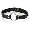 Open steel gag mouth gaper oral leather gadget gift fun DELICIOUSLY