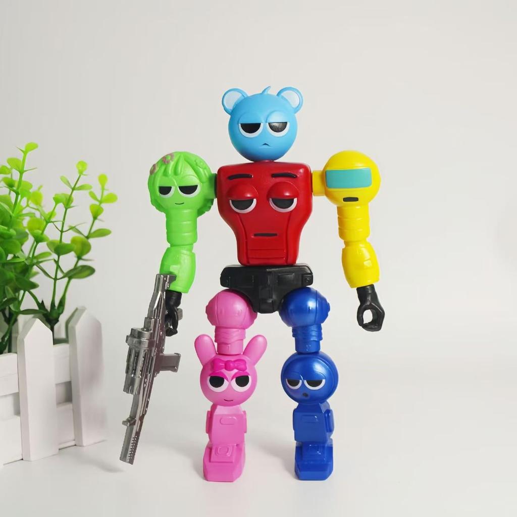AAGWW Spranky Goods Spranky Popular Gift Figure, Assembled, Articulated, Anime-Style Figurine, PVC, Merchandise, (Type B)