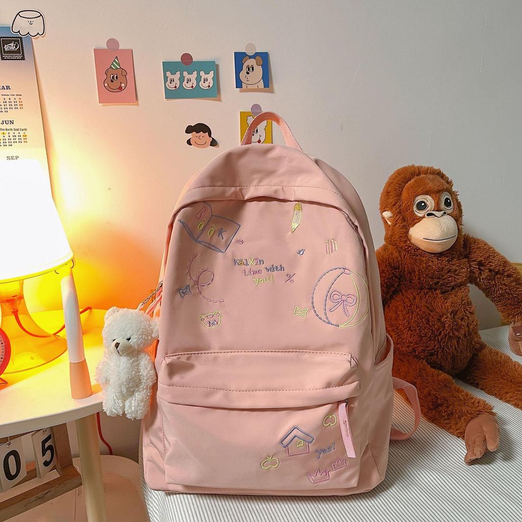 Милый рюкзак в корейском стиле Ulzzang Harajuku для девочек средних и старших классов