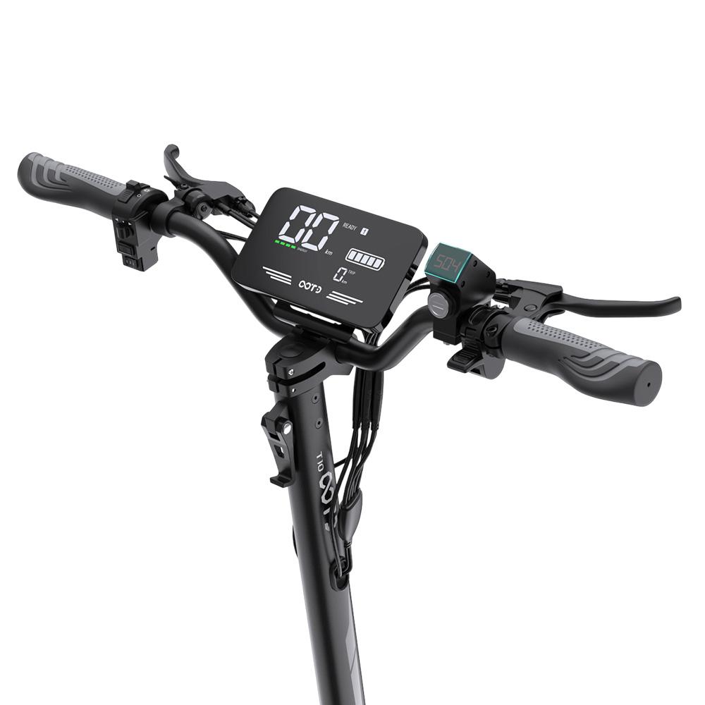 Электросамокат OOTD T10, двигатель 500 Вт, аккумулятор 48 В 13,5 Ач, 11-дюймовые шины, максимальная скорость 50 км/ч, запас хода 45 км, передние и задние дисковые тормоза