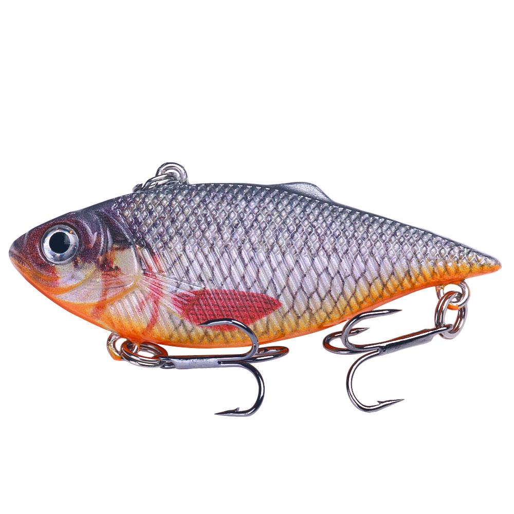 1pcs  Lipless Crankbait Rattling VIB Artificial Fishing Lure  Long Casting Sinking Wobbler Plastic Hard Bait