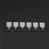 6Pcs Practical Bathroom Door Hooks Wall Hanger Hats Bag Key Adhesive Plastic Coat Hooks