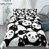 Panda Printed 2/3pcs Bedding Set Bamboo Duvet Cover For Adult Child Bedclothes And Pillowcases Comforter Covers Bed Sets