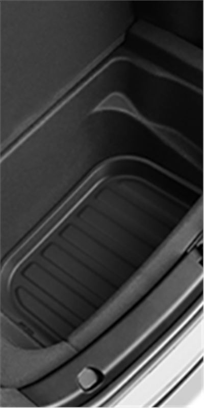 Spigen Tesla Car Mat Rear Trunk Storage, Black - Tesla Model Y