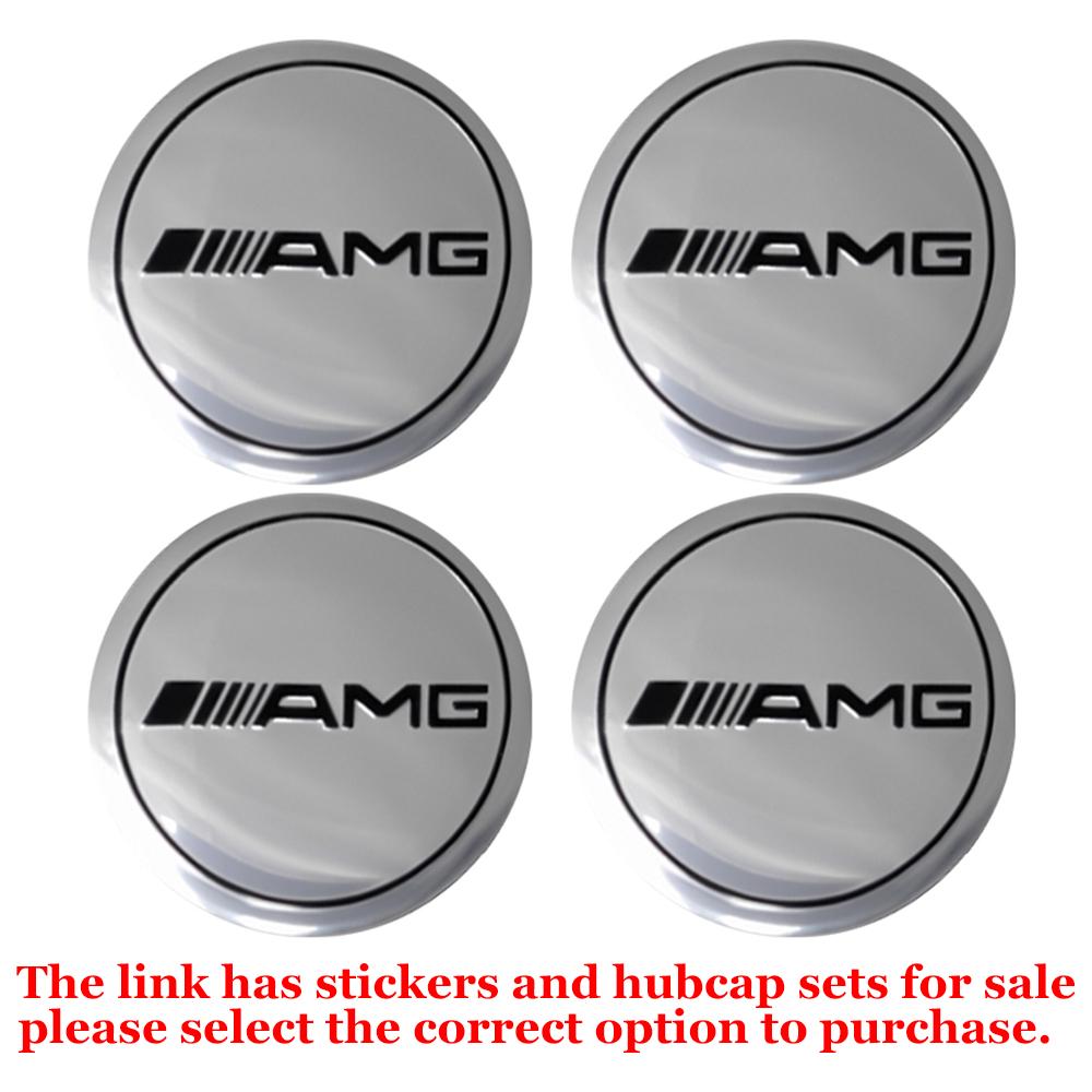 56/60/63/65/68MM Car Styling Wheel Center Caps Hub Cover Decor Stickers For Mercedes Benz AMG W203 W206 W220 W205 W212 W210 W108