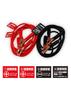 Aqua Dream ADB-50A-3 Platinum Booster Cable for Mini and Compact Cars (Compatible with Hybrid