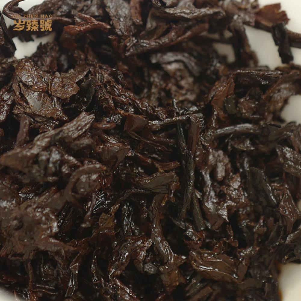 Чай Sui Zhen Hao Menghai Ripe PuErh Yunnan Aged Tree Brown Gold Cake 357г