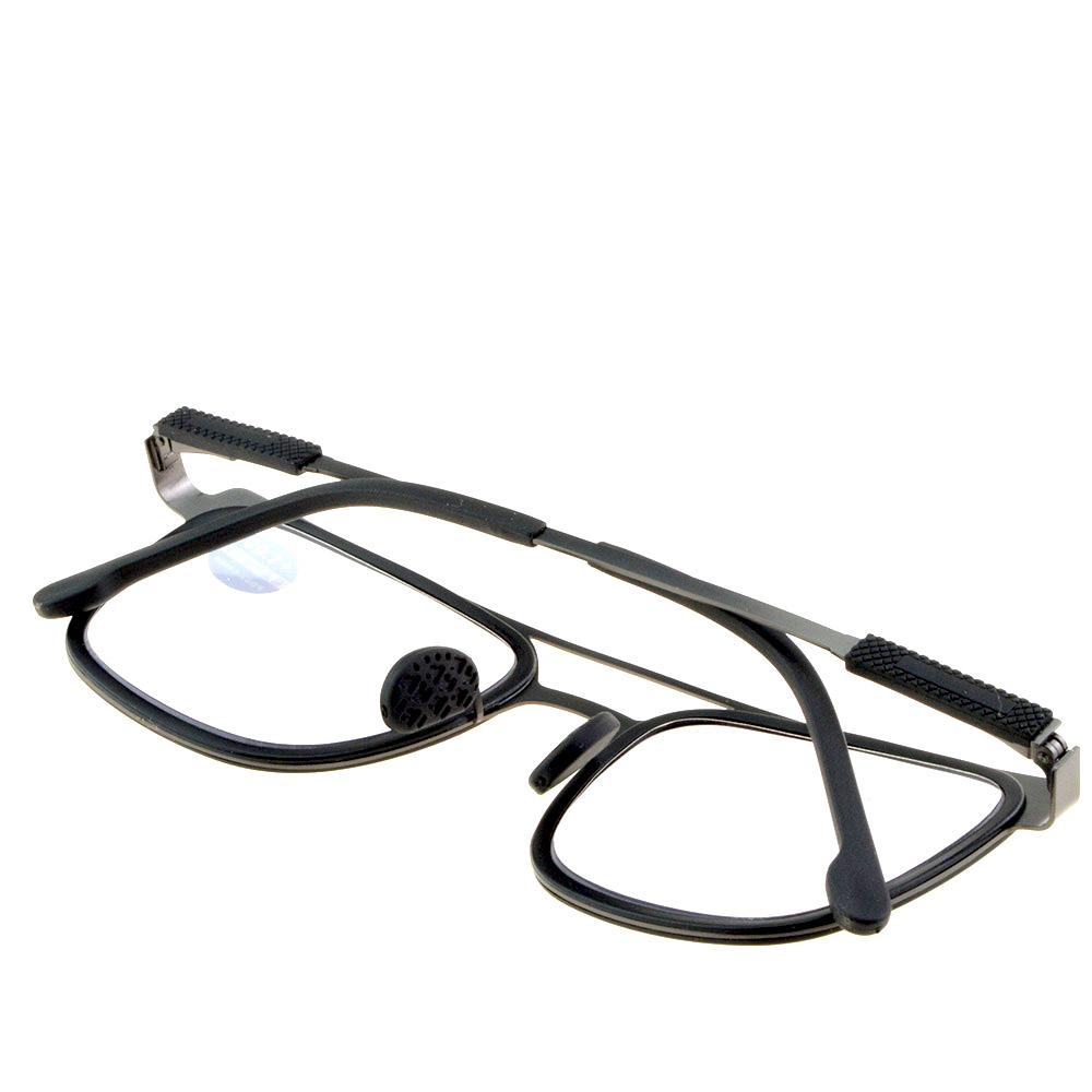 Clara Vida Противоскользящие носовые упоры с двойной перемычкой Большие фотохромные прогрессивные очки для чтения от +1 до +4