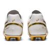 Asics Ds Light Series Круглый носок Шнуровка Ag (Резиновый короткий стержень) Мужские футбольные бутсы из синтетической кожи Белые Платиновые 1103A069-122
