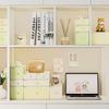 Desktop Cosmetic Organizer Box With Lid Stackable Plastic Storage Drawer Makeup Skincare Lipstick Office Bedroom