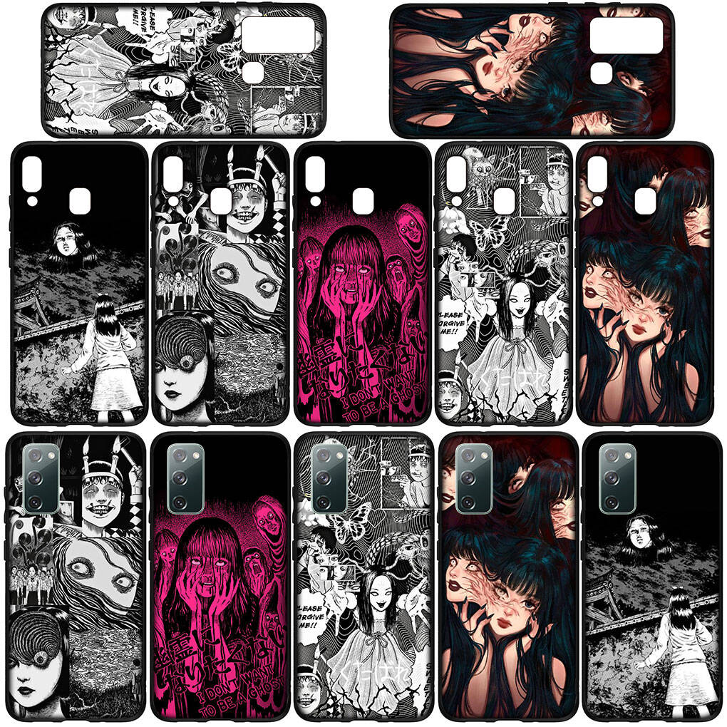 Чехол для iPhone 17 16 15 Xiaomi Poco Redmi Note 14 13 12 X Pro Max 9 16e Samsung Galaxy S25 S24 S23 OPPO Huawei Коллекция Tomie Junji Ito Чехол для телефона
