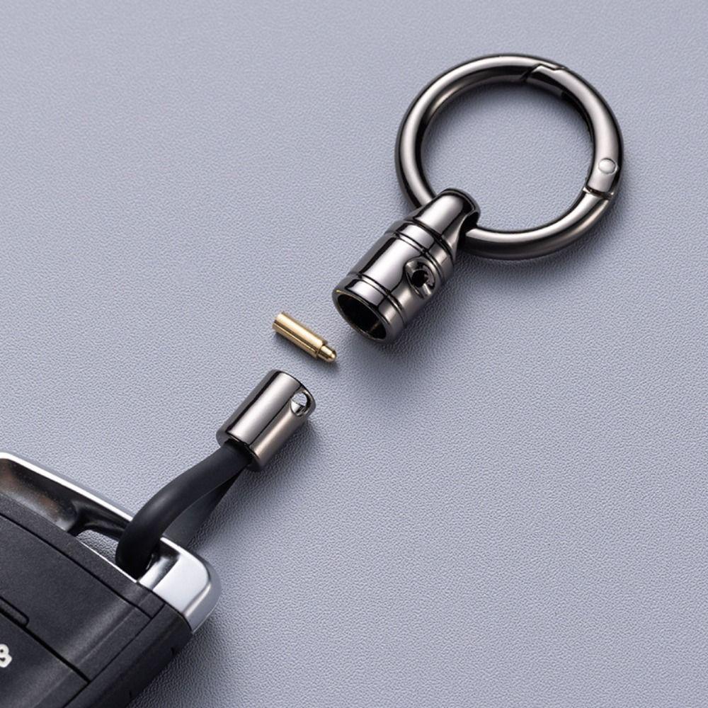 Цинк цинк цинковый сплав металлический простой автомобильный брелок пряжка подвеска бизнес анти-потерянный кулон небольшой подарок