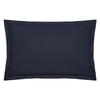 Taie D'oreiller - Coton - Bleu Marine - 50 X 70 Cm - Lavable En Machine - OEKO-TEX®