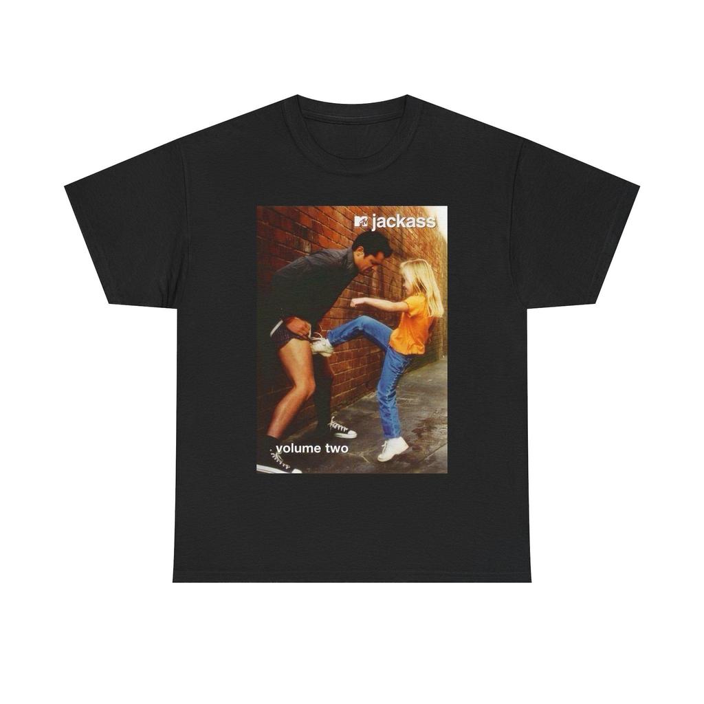 Jackass Inspired Volume Two Johnny Knoxville Funny Graphic Tee Shirt