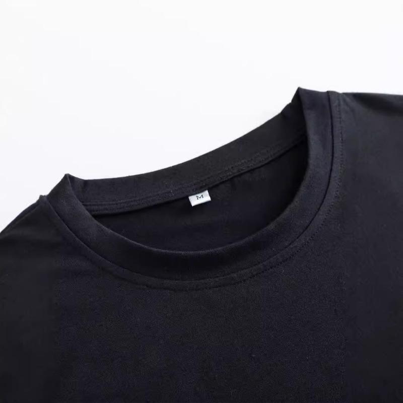 Летние женские свободные повседневные футболки с круглым вырезом и короткими рукавами из чистого хлопка с рождественским принтом