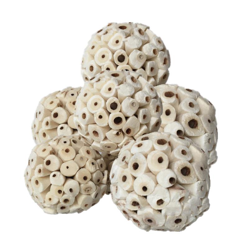 Горячий! Натуральные шарики Sola, мягкие жевательные игрушки для птиц, кроликов, попугаев, шиншилл, хомяков, морских свинок